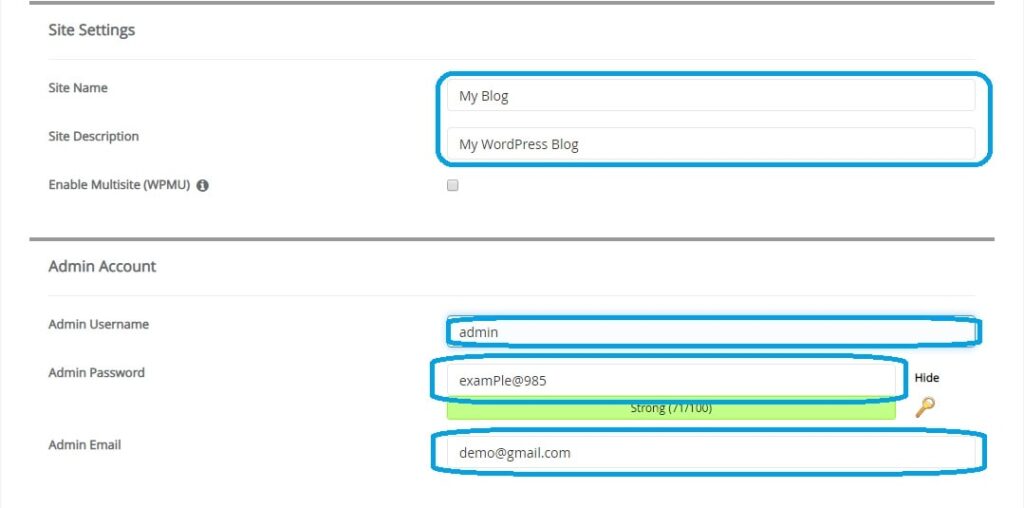 wordpress site Setting अपना वर्डप्रेस ब्लॉग सेट करें – Set up Your Word Press Blog-wordpress-site-Setting