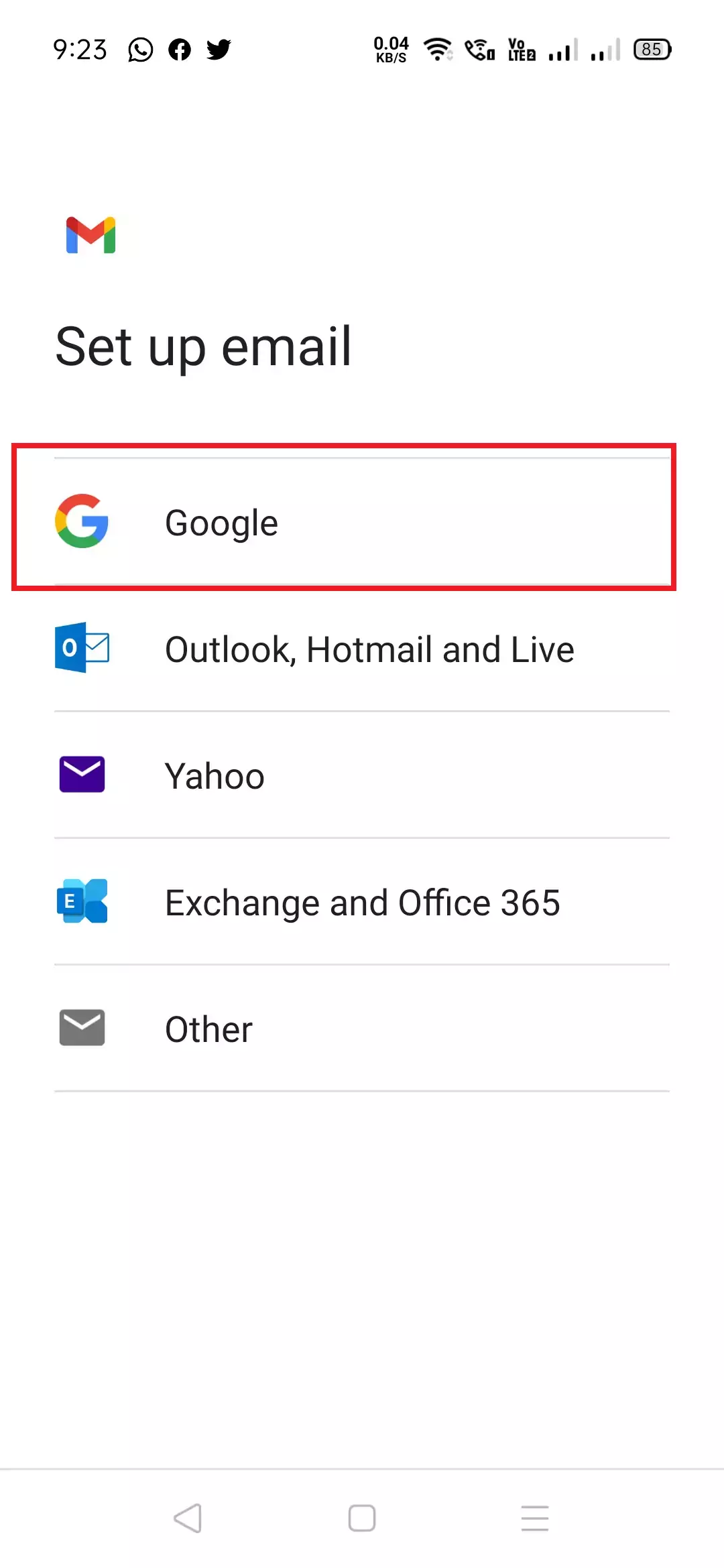 Mobile Se Email Id Kaise Banaye-Email Id Setup